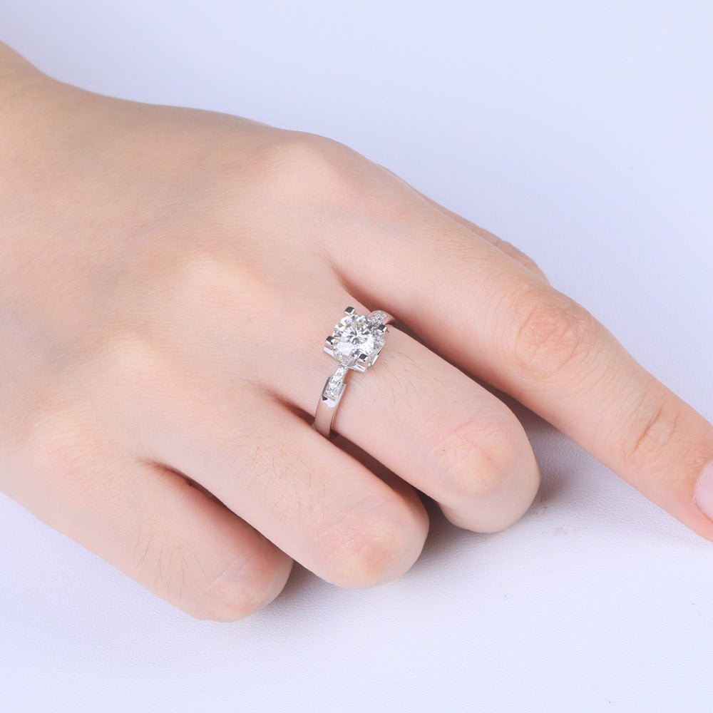 Women's Diamond Engagement Ring Classic Accessory - MU SHANG CO.